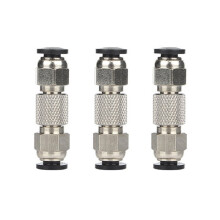 3PCS for  X1C P1P P1S 1.75mm Filament Extruder PTFE Tube Straight Through Pneumatic Connector 3D Printer Parts