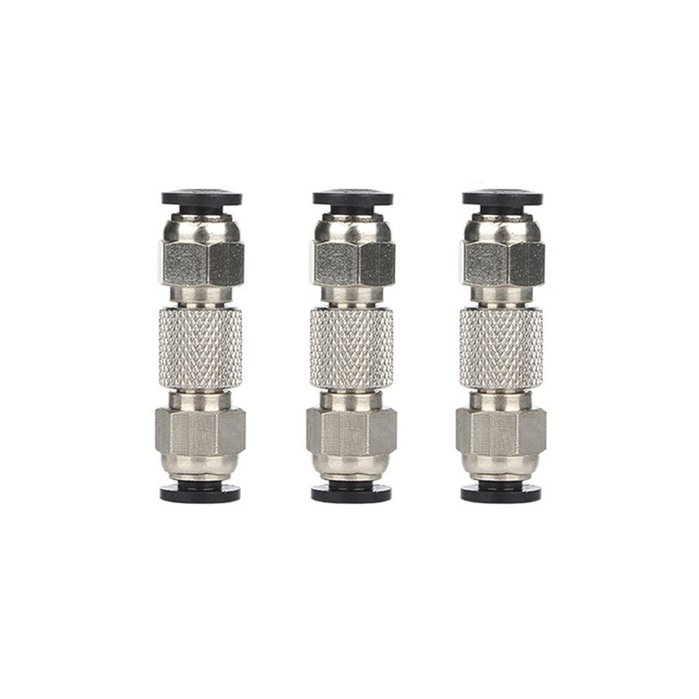3Pcs For X1c P1p P1s 1.75Mm Filament Extruder Ptfe Tube Straight Through Pneumatic Connector 3D Printer Parts 4714047161841