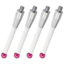 4Pcs Contact Probe for Renishaw A-5000-3709 CMM Probe Stylus 50mm Ceramic Stem - 6mm 50mm CMM Touch Probe Stylus