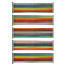 5PCS 40 Pin GPIO Cable GPIO Extension for Raspberry Pi 4B for Orange Pi Jetson ,A (Male to Female)