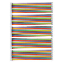 5 St 40-Pins GPIO-Kabel GPIO-Förlängningsledning för Raspberry Pi 4B för Orange Pi Jetson ,B (Hona Till Hona)