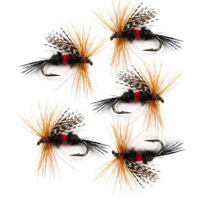 Coleção de 32 Moscas para Pesca de Truta com Isca Artificial: Moscas Secas, Molhadas, Ninfas e Streamers - Conjunto com Estojo para Moscas