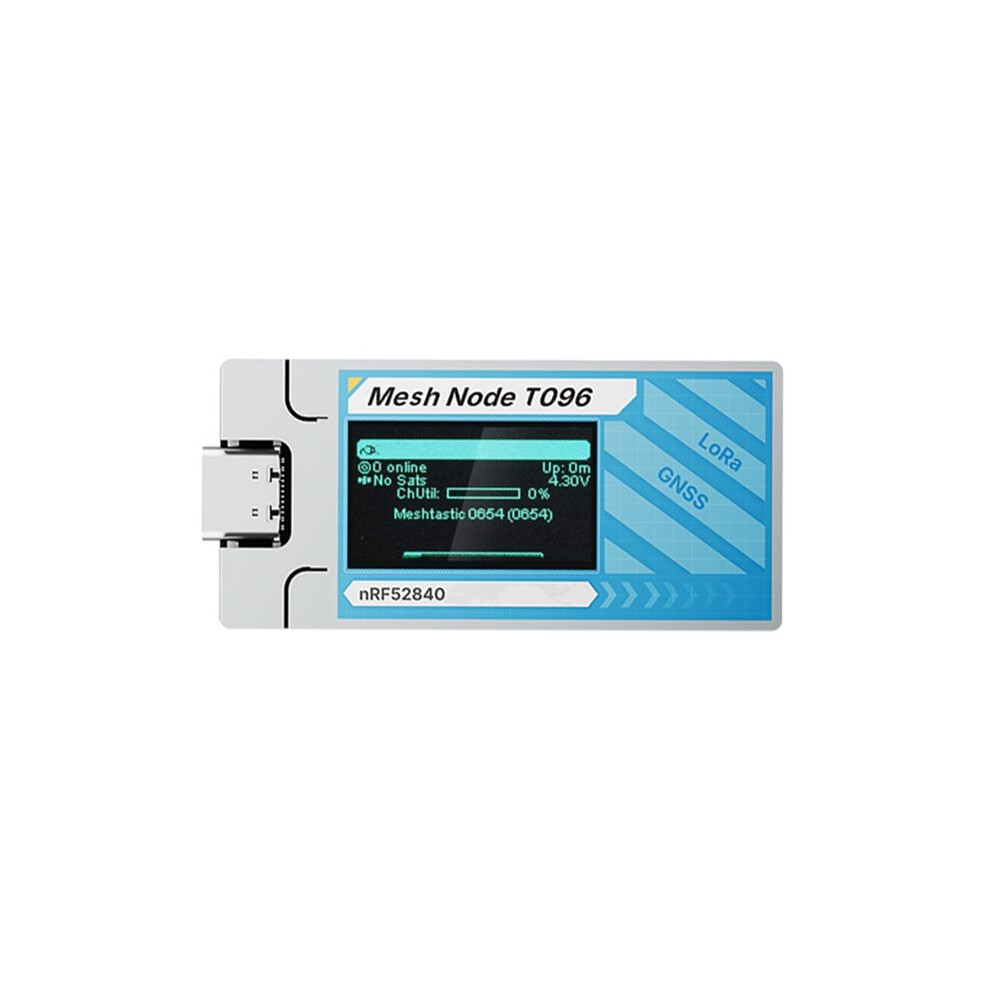 Meshtastic Mesh Node T096 Sx1262 Nrf52840 +Gps+Lora Node Compatible With Meshcore Lorawan 863-928Mhz 4713853358919