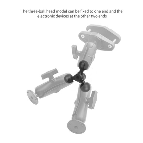 1.5 Inch   Triple Metal  Mounting Arm Joint Extension Adapter, Multi Directional Adapter 2