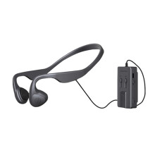 Écouteurs Filaires à Conduction Osseuse, Type C, Prise Jack 3,5 mm, Amplificateur pour Personnes Âgées, Aide Auditive