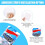 10 Pack Clear Model Car Display Case , for Diecast Blister, Toy Storage Organizer Wall Mount Display Case 5