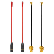 2 Stück für Meshtastic LoRa Soft Whip Antenne, 868 MHz Verstärkung, Omnidirektional, SMA-Stecker, 10 DBi Antenne mit IPEX SMA-Buchse A