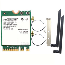 AX200NGW WI-FI 6 Netwerkkaart M.2 NGFF 2.4Ghz/5G 2974Mbps WiFi Kaart 802.11Ax 5.2 WiFi Adapter W/8Dbi Antenne