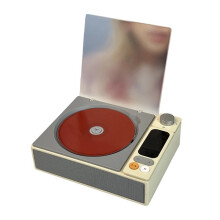 CD Player Wireless Speakers FM Radio Music Album Portable Player Home CD Machine with Screen B