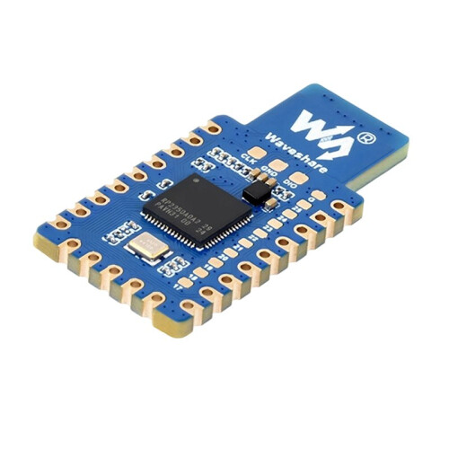 Waveshare RP2350-One Onboard PCB Type-A Plug 4MB Flash MCU Board for Raspberry Pi RP2350A Dual-Core Dual-Architecture