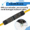 RJ45 Cat6A UTP LAN Cable Tool-Less Extension Connector Network Extender Junction Adapter Connection Box 6