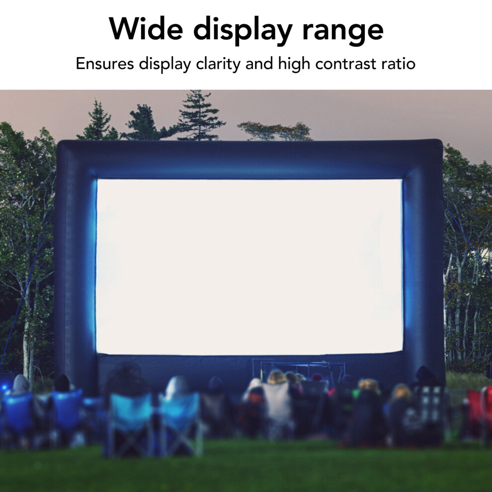 100In Foldable Projector Curtain White 7055741884726