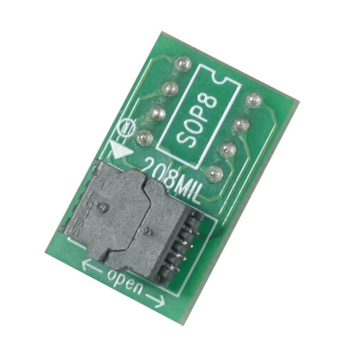Support de Test SOP8 Large 208 Mil, Support à Couvercle Rabattable SOP8 Série 25, Support BIOS, Test SPI, CMS 2