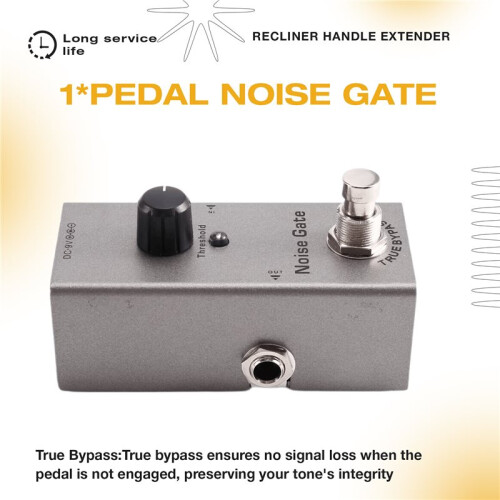 Super Pedal Noise Gate Cleaner Effekter Brusreducering Brusfilter för Pedal Board Suppressor Elgitarr 9V 2
