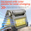 Portable Solar Camping Light Outdoor Foldable Type-C Charging Hanging Tent Light Magnetic Work Light 5