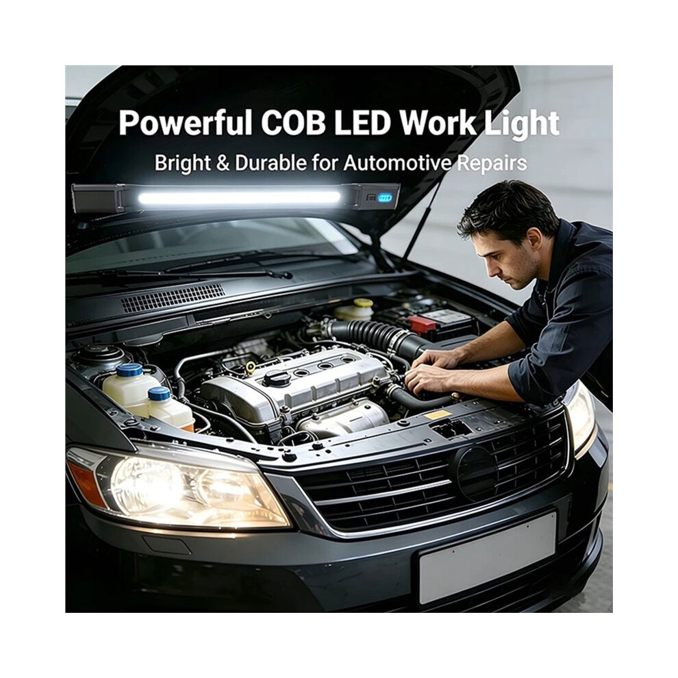 Cob Silicone Work Light Magnetic Auto Repair, Outdoor Camping, Flashlight, Running Light, Fishing Light Headlight 6033558072582