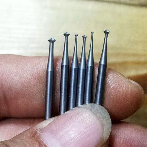 12 Peças 90º Hart Burr - Haste de 3/32 Polegadas 90 Graus Heart Burs Joias Engarving Bits Conjunto de Rebarbas Lapidárias 1