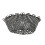 2Pcs Rubber Fishing Net Replacement Netting Without Handle Fly Fish Landing  Bag Foldable Rubber Mesh Black 2