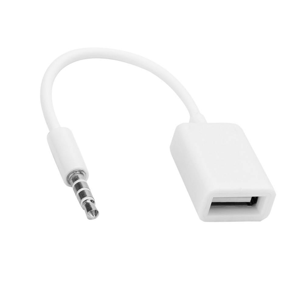 Male 3.5Mm Aux To Female Usb Adapter 7055741935077