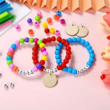 DIY Husdjur Hundhalsband Kit, 1124 Delar med Rörstädare, Plastpärlor, Alfabetpärlor, Träskivor, Husdjursfesttillbehör