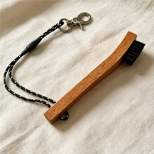 Brush, Club Protection and Cleaning , Wooden Outdoor Sports Portable Anti-Loss Wooden Brush, Nylon Brush