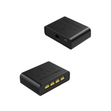 2PCS Gigabit 1000Mbps RJ45 Splitter 1 to 4 Ethernet Adapter Lan Connector Coupler for PC Laptop TV Router