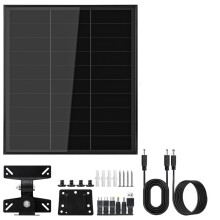 Kit de Panneau Solaire 20 W MPPT avec Cellules de Charge Solaire 5 V, 6 V, 9 V et 12 V et Emplacements pour Batterie pour Caméras WiFi et Routeurs