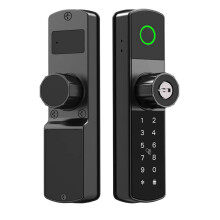Tuya Wifi Digitale Elektronische Slimme Deurvergrendeling met Biometrische Vingerafdruk NFC-Kaart Wachtwoord Sleutel Ontgrendeling
