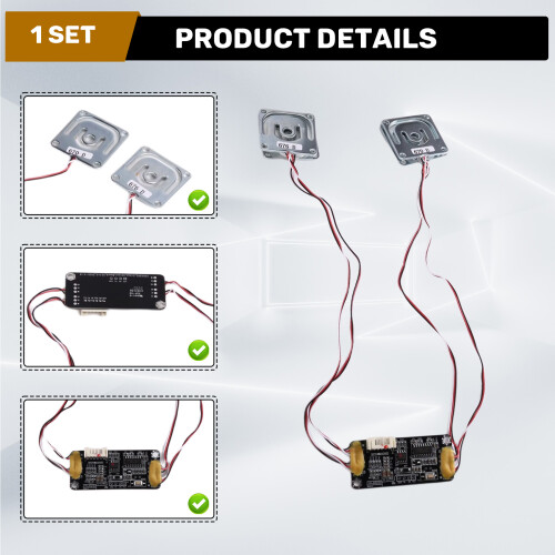 Conjunto de Placa de Circuito Impresso (PCB) com Sensor de Nivelamento e Extensômetro AD5X para Impressoras 3D para Flashforge 2