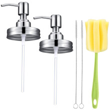 2-Pack Jar TvåL Dispenser Lock Kit Rostfritt StåL Lotion Dispenser Pump TvåL Dispenser Lock RostsäKra Badrum