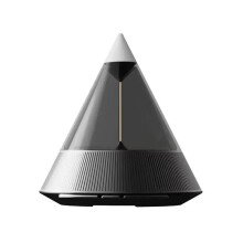 Lâmpada de Aromaterapia com Alto-Falante , Luz Quântica, Som Hi-Fi para Cabeceira de Quarto, Estéreo Sem Fio com Subwoofer, Cinza