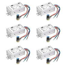 6X Motordrehzahlregler DC9V 12V 24V 48V 60V 20A PWM Motordrehzahlregler Reglertreiber 0-1200W Einstellbarer Strom