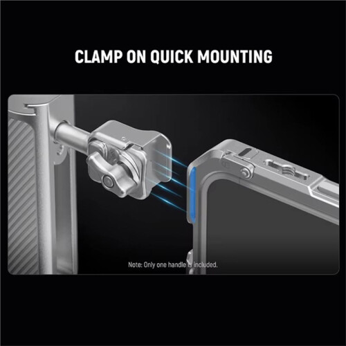 Quick Release Side Handle with Detachable  Shutter Wireless Control Grip for Smartphone Video Rig 1