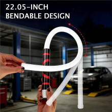 2026 Rechargeable 30" Flexible LED Flashlight Stick - Bendable Work Light with 3 Brightness Levels for Car Repairs