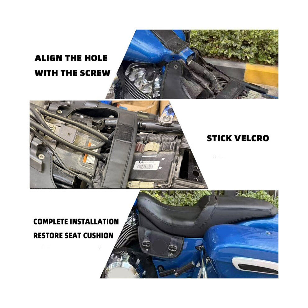 Motorcycle Heat Shield Side Tank Storage Bag Engine Cowl Bag for Indian Challenger Pursuit Chieftain Roadmaster 20-26-image-OPC-PVZ7VHS-NEW