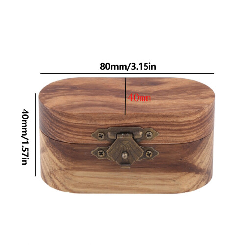 Wooden Guitar Pick with Storage Box Guitar Solid Wood Picks 2