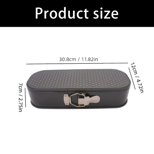 Convenient Oval Toast Molds Feature Detachable Bottom For Hassle 2