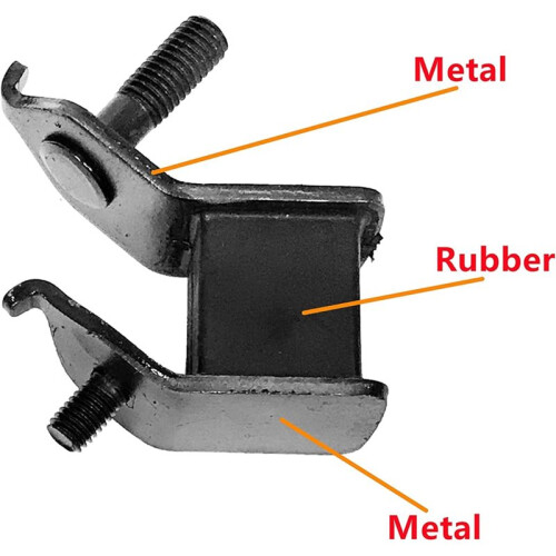 4-Pack Anti-Vibrate Generator Rubber Mounts 68325-ZC2-000 Compatible for 2