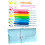 8Pcs Ergonomic Plastic Handle Crochet Needle with Knitting-Blue 1
