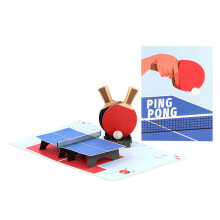 Father's Day Special 3D Table Tennis Themed Popup Card