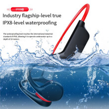 Bone Conduction Headset IPX8 32GB 5.4 Wireless Swimming Headset with Microphone Waterproof Exercise Fitness A