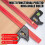 Square Right Angle Ruler Woodwork Protractor Engineers Carpenter Straightedge Multi Combination Measuring Tools 300mm 3