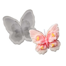 3D-Blumenschnitzerei, Schmetterlingsform, Silikonformen für