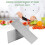 2PCS Diamond Sharpening Stone, Whetstone Honeycomb Surface Diamond Sharpener Plate with Non-Slip Base(400/1000 Grit) 2