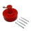 Universal Watchmaker Screwdriver Bit Stand Organizer for Watch Repair Tool Bits Accessories for Watch Technicians Red 3