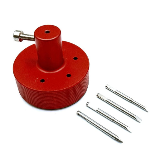Universal Watchmaker Screwdriver Bit Stand Organizer for Watch Repair Tool Bits Accessories for Watch Technicians Red 2