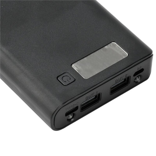 8x18650 Dual USB Power Bank Case with LCD Display, Micro Type C 5V 2.4A 1