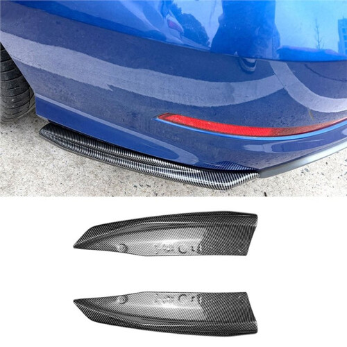 Spoiler Traseiro com Canards, Difusor e Protetor para  A3 S3 8V S  Sedan 2013-2016 2