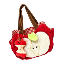 Cord-Umhängetaschen für Damen, Unterarmtasche, Henkeltasche,-1