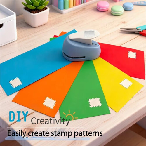 One-Piece Stamp Journal Hole Punch Handmade Embossing Tool Journal Material Collection Tool DIY Stamp Embossing Tool 1